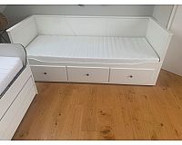 Original HEMNES Bett - ausziehbar mit Matratze