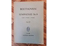 Beethoven - Symphonie Nr. 9 - Noten/ Partitur- Edition Peters