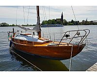 Holzsegelboot Kielyacht 5,5 KR Seekeuzer ähnlich Folkeboot