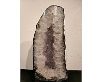 Amethyst Druse 37cm hoch, Moosachat, Mineralien, Edelstein