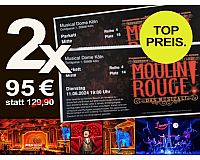 Moulin Rouge/ Köln - in Reihe 4 zentral vor der Bühne!