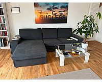 IKEA Couch Wohnzimmer Grau