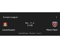 Bayer Leverkusen - West Ham