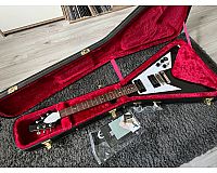 Epiphone Kirk Hammett Flying V Ebony 2023 Metallica Gibson PU's