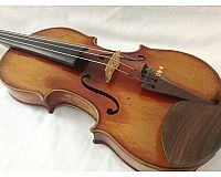 Sehr schöne alte Geige 4/4, Koffer und Stütze - top Zustand