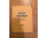 Negro Spirituals Arranged for Solo Voice by N.T.Burleigh