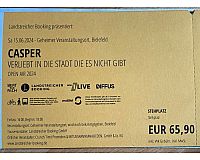 Casper Konzert Tickets Bielefeld (2x)
