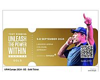 Tony Robbins: Gold-Tickets "Unleash the Power Within Europe"