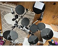E-Drum Set Schlagzeug für Einsteiger mit Zubehör