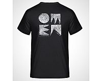 OMEN Shirt mit original Quadrat-Logo Techno Rave