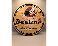 Beeline-Werbeschild-Blechschild-Garage-Werkstatt