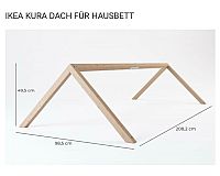 Dachgestell weiß ! Kura Bett Ikea
