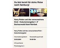 Harry Potter Musical u. Übernachtung Hotel Hamburg 30.05 - 31.05