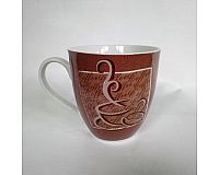 Kaffeetasse - XXL Tasse - Braun - Porzellan