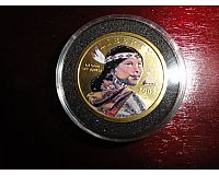 1 kleine Münze Pocahontas