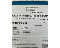 2xOnlineticket Alex Christensen&The Berlin Orchestra Hamburg 1.6.