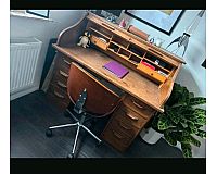 Sekretär/Schreibtisch Eiche massiv
