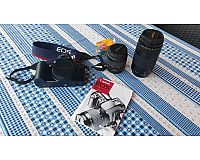 Canon 500 Spiegelreflexkamera mit EF Objektiven