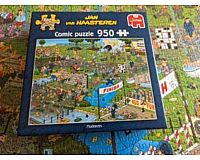 Puzzle Jan van Haasteren „Mudracers“ 950 Teile neu 1 mal gelegt