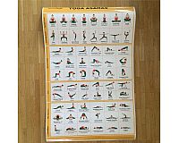 Yoga Asanas Plakat Sportaxis w.NEU Yoga-Sport-Turnübungen