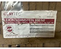 8 Paletten Lehmsteine leicht NF 800 DIN 18945 Claytec