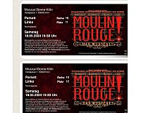Moulin Rouge 2xMusicalkarten in Köln Samstag 18.05.24 / 19:30