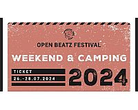 Open Beatz Weekend Ticket inkl. Camping