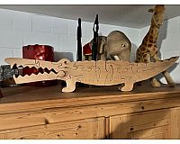 Holz Krokodil Puzzle