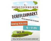 Dorfflohmarkt Fröhstockheim Flohmarkt Dorf