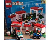 LEGO SYSTEM Auto Werkstatt Tankstelle 6548 + OVP und Anleitungen