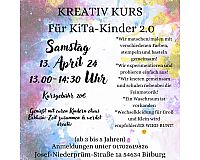 Kreativ Kurs für KiTa Kinder in Bitburg