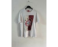 FC Bayern München FCB T-Shirt bedruckt grau Größe M
