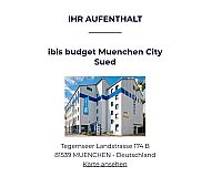 2 Übernachtungen im Ibis München - 24.06. bis 26.06.2024