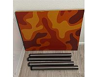 Hochwertiger Schreibtisch höhenanpassbar 80 x 60 cm