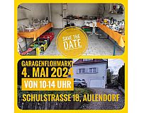 Garagenflohmarkt in Aulendorf, 4. Mai 2024