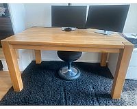 Massivholz Esstisch Schreibtisch