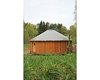 Holz Jurte winterfest Rundhaus Tiny Haus House Baugenehmigung