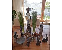 Afrika Dekoration verschiedene Figuren Holz