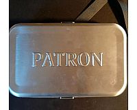 Lunchbox, Brotdose Patron - Edelstahl mit Messer und Brett