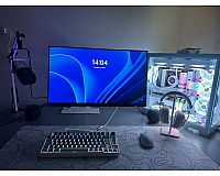 Gaming PC volles Setup Weiss RTX 3070