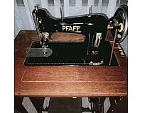 Nähmaschine von Pfaff 1952 mit Kaufbeleg