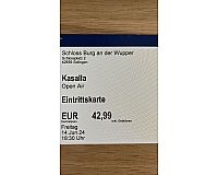 2 Karten Tickets KASALLA in Solingen Schloss Burg am 14.6.2024