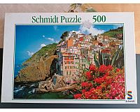 Puzzle Schmidt, 500 Teile, komplett, Riviera Italien