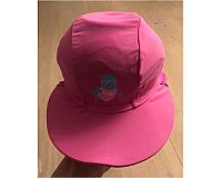 Pinkfarbene UV-Schutz-Schirmmütze mit Nackenschutz