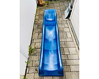 Rutsche für Garten, blau, 220 cm