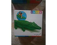 Neu Schwimmtier Krokodil 168 cm lang
