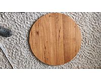 Tischplatte Holz rund 80 cm - nur Abholung
