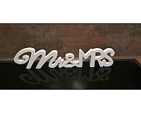 Hochzeit Schild Mr & Mrs neu