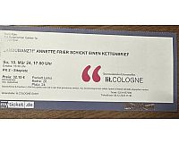 2 Tickets --> lit.Cologne - 10. März 2024 - Annette Frier