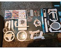 Nintendo Wii Konsole - 3 Spiele, 2 Controller, Sensorleiste,